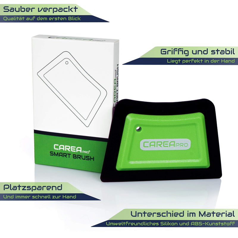 CAREApro ¨ Smart Brush - animal hair remover - quickly and easily remove dog hair - cat hair remover - dog hair remover - upholstery brush Auto green SB-1 - PawsPlanet Australia