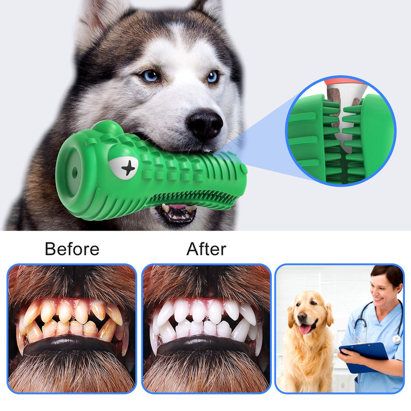 [Australia] - Retround Dog Chew Toys for Aggressive Chewers Large Breed, Indestructible Dog Toothbrush Toys, Pets Training Toys for Medium Large Dogs, Durable Dog Chew Toys Care Teeth Cleaning 