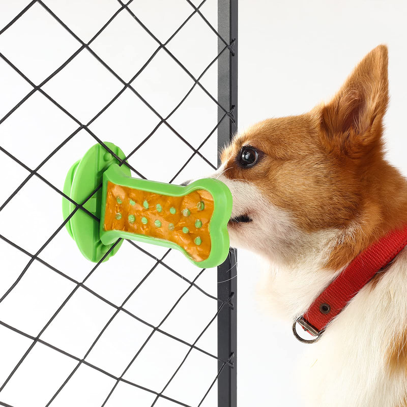 Training Toy Dog Training Aid Dog Treat Dispenser (Dog Peanut Butter Toy for Crate Training, Secures to Crate, Reduces Anxiety) Dog Crate Toy Dog Training Toy green - PawsPlanet Australia