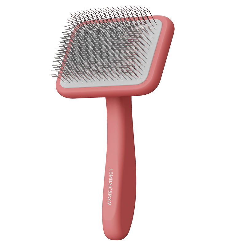 Slicker brush for dogs doodle grooming brush poodle brush with long soft pin dog slicker brush perfect for thick fur dogs fluffy,grooming,shedding.goldendoodle dog slicker brush.(Large) - PawsPlanet Australia
