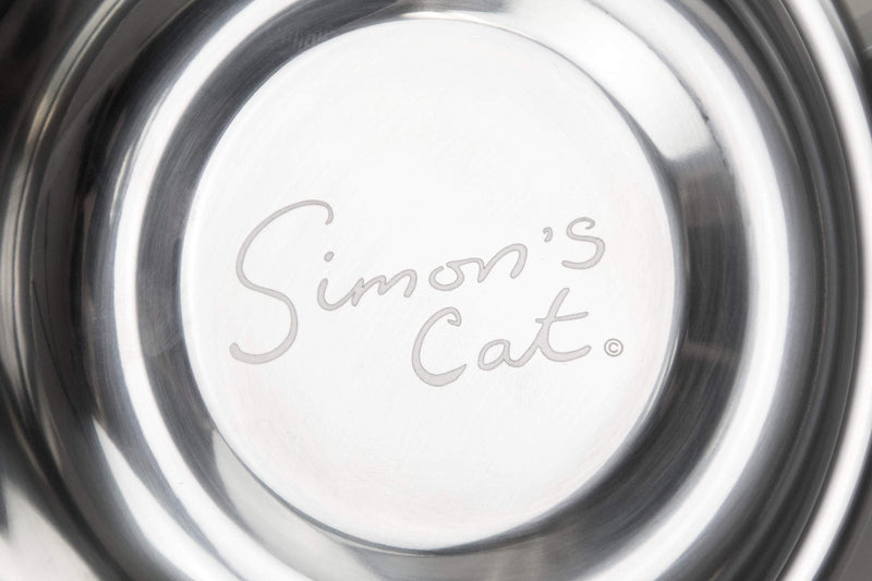 Simon's Cat by Karlie 522105 Cat Bowl 14 x 14 x 4.5 cm 160 ml Green - PawsPlanet Australia