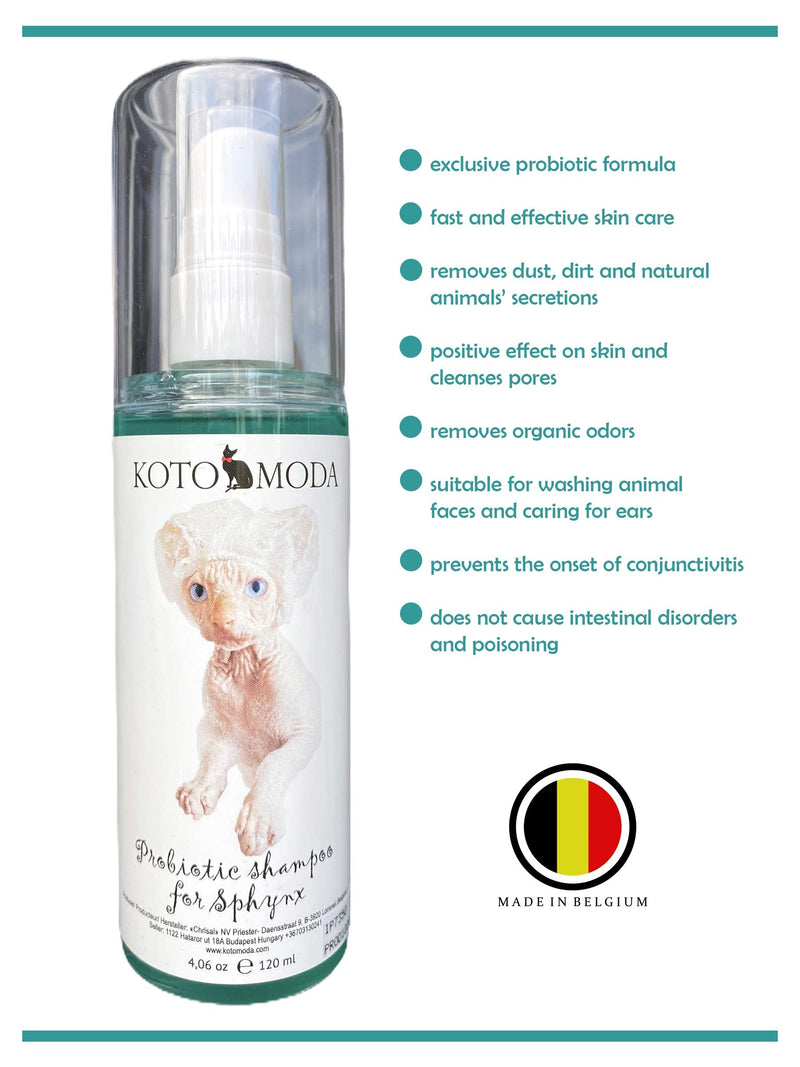 Kotomoda Probiotic Shampoo for Sphynx Cat (8.45) - PawsPlanet Australia