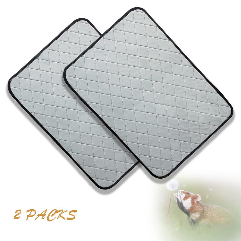 LWYMX Guinea Pig Bedding, Guinea Pig Pee Pads Washable and Reusable 2 Pack, Guinea Pig Fleece Cage Liners. Diamond Print - PawsPlanet Australia