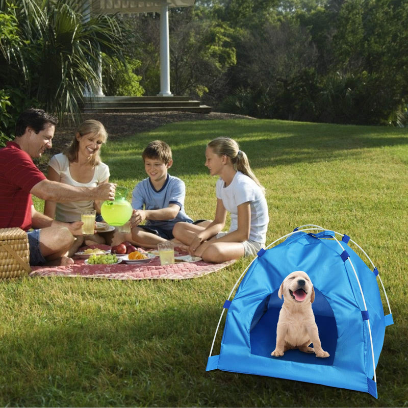 Waterproof Pet Dog Tent House, Breathable Pet Puppy Kennel Dog Cat House Bed Tent, Folding Indoor Outdoor Pet Tent Kitten House for Small Medium Dog Puppy Cat - PawsPlanet Australia