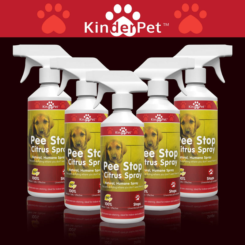 KinderPet 1 Litre Pee Stop Spray Urine Stop for Cat and Dog Repellent Stop Cats and Dogs Repeat Marking Indoors and Outdoors 100% Natural Enzyme Urine Destroyer - PawsPlanet Australia