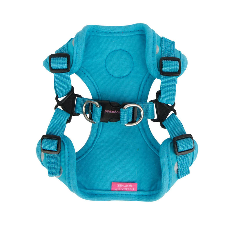 [Australia] - Pinkaholic Chic Step-in Adjustable Dog Harness Blue Large 