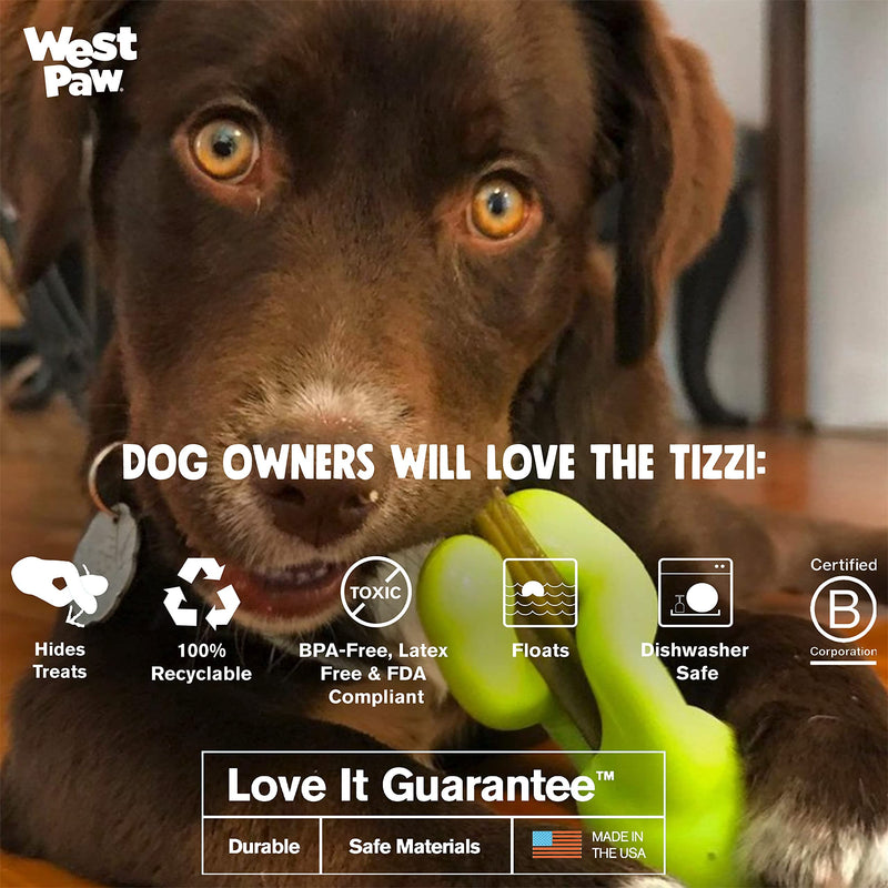West Paw Design Zogoflex Tizzi L (Pack of 1) Tangerine - PawsPlanet Australia