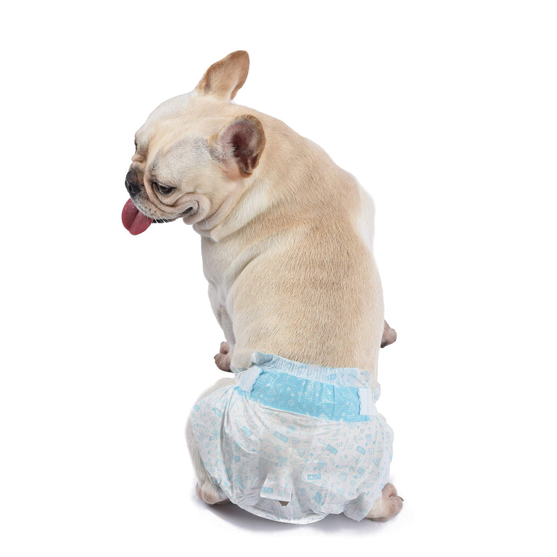 Wags & Wiggles Female Dog Diapers and Male Dog Wraps | Disposable Female Dog Diapers and Disposable Male Dog Wraps | Super Absorbent Dog Diapers Available in a Variety of Sizes X-Small - PawsPlanet Australia