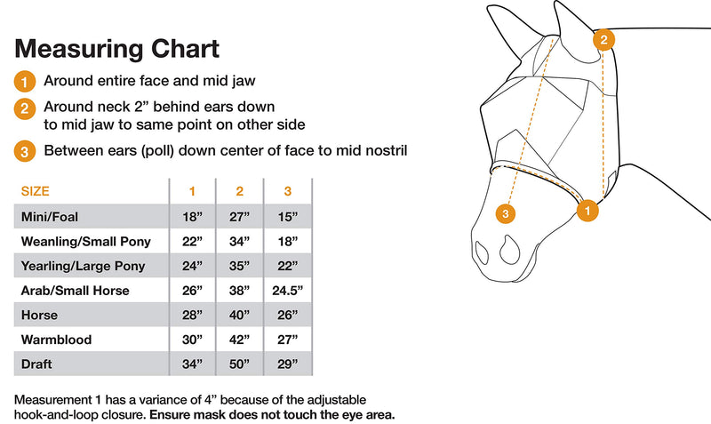Cashel Crusader Long Nose Fly Mask Arab/Cob/Small Quarter Horse - PawsPlanet Australia