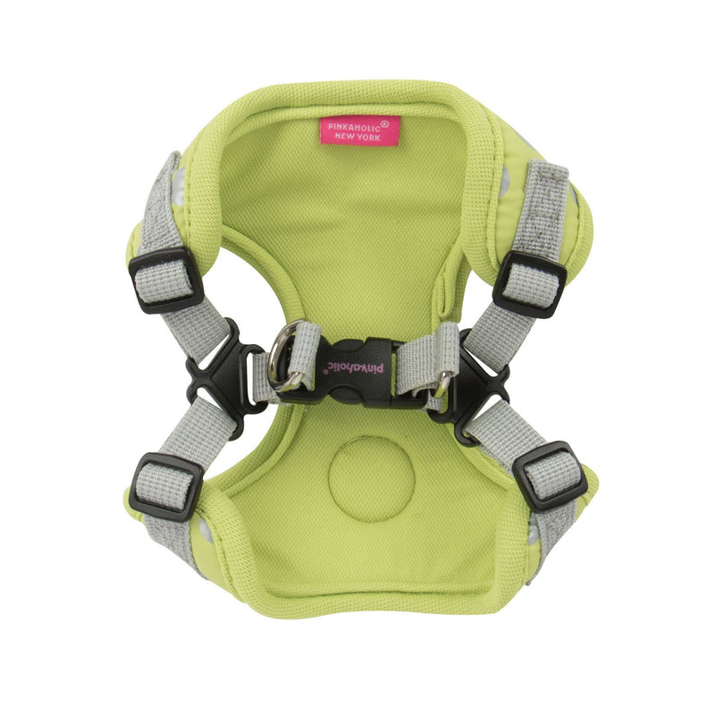 [Australia] - Pinkaholic Chic Step-in Adjustable Dog Harness Lime Small 