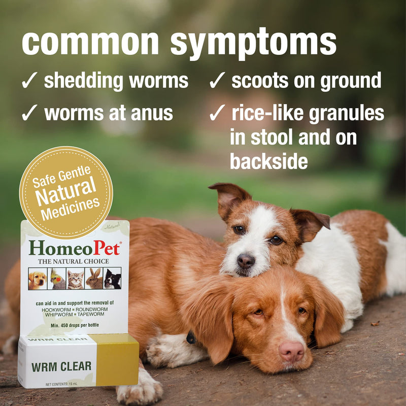 HomeoPet Worm Clear, 15 ml - PawsPlanet Australia