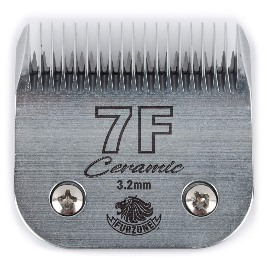 Furzone Removable Ceramic Blade - Size 7F Blade 1/8", Made from high-tech ceramic, compatible with most Andis, Oster, Wahl A5 clippers - PawsPlanet Australia