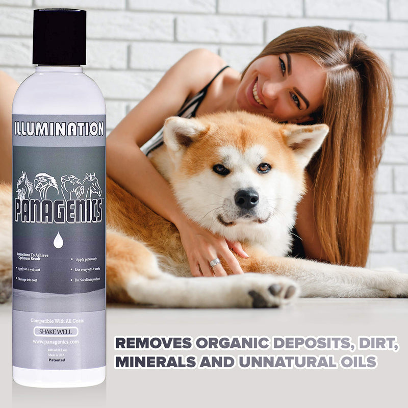 [Australia] - Panagenics | Illumination Treatment for Pets - Removes Organic deposits, Dirt, Minerals, and Unnatural Oils - 8 Ounce 