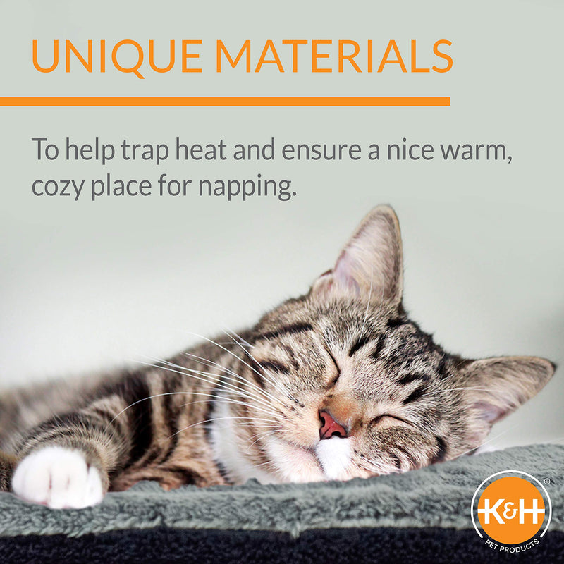 K&H Pet Products Self-Warming Pet Pad Gray/Black Recyclable Box - PawsPlanet Australia