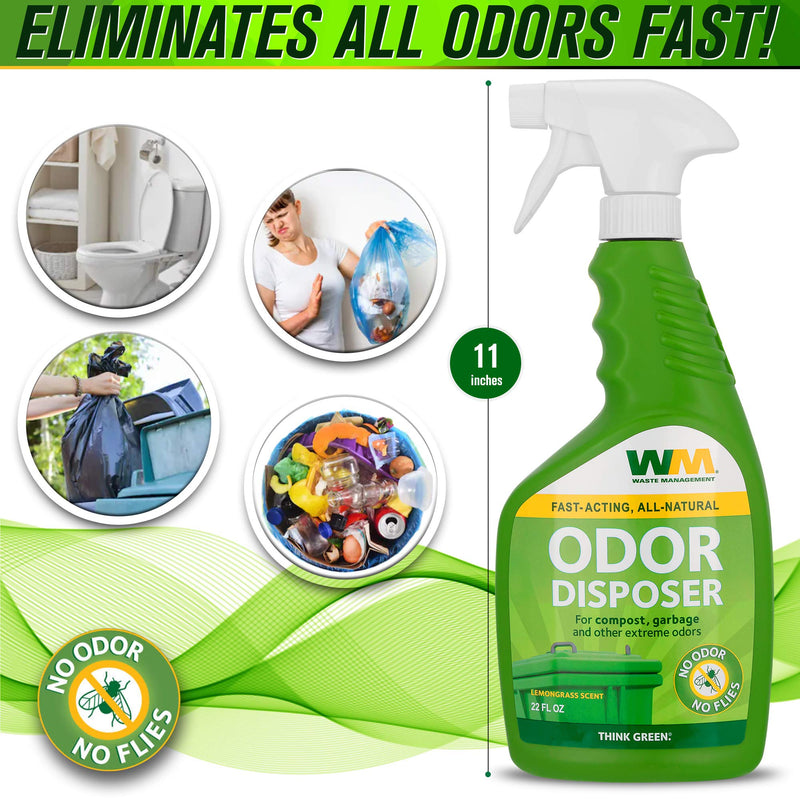 [Australia] - Waste Management Odor Disposer, All-Natural Bio-Degradable Spray, 22 oz 