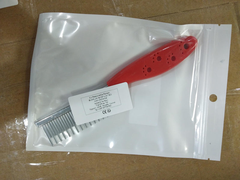 Cat fur comb, dog detangling comb, cat comb, combination comb for dogs, undercoat comb 31 teeth, large tool for tangles, knotted or dead hair removal 1PC - PawsPlanet Australia
