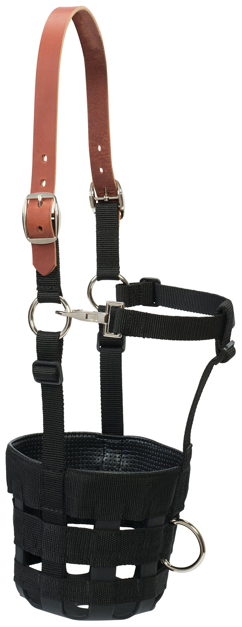 [Australia] - Weaver Leather 65-2346 Grazing Muzzle, Large, Black 