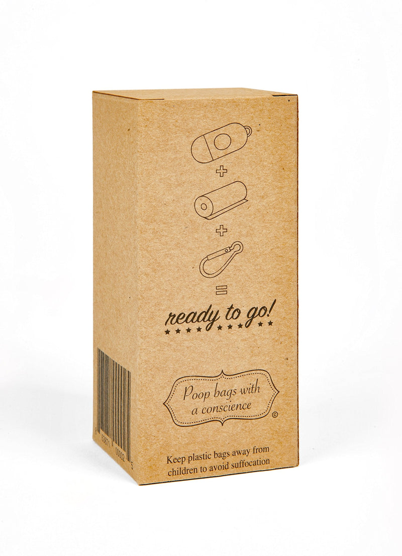 ShoppingLion Poop Bags 1040, 720, 60 or 20 Dog Poop Bags with Dispenser and Leash Clip, Guaranteed Leak-Proof, Extra Thick and Strong Poop Bags for Dogs, Dog Waste Bags Made with EPI Technology 1 Dispenser 1 Dispenser, 20 Bags - PawsPlanet Australia