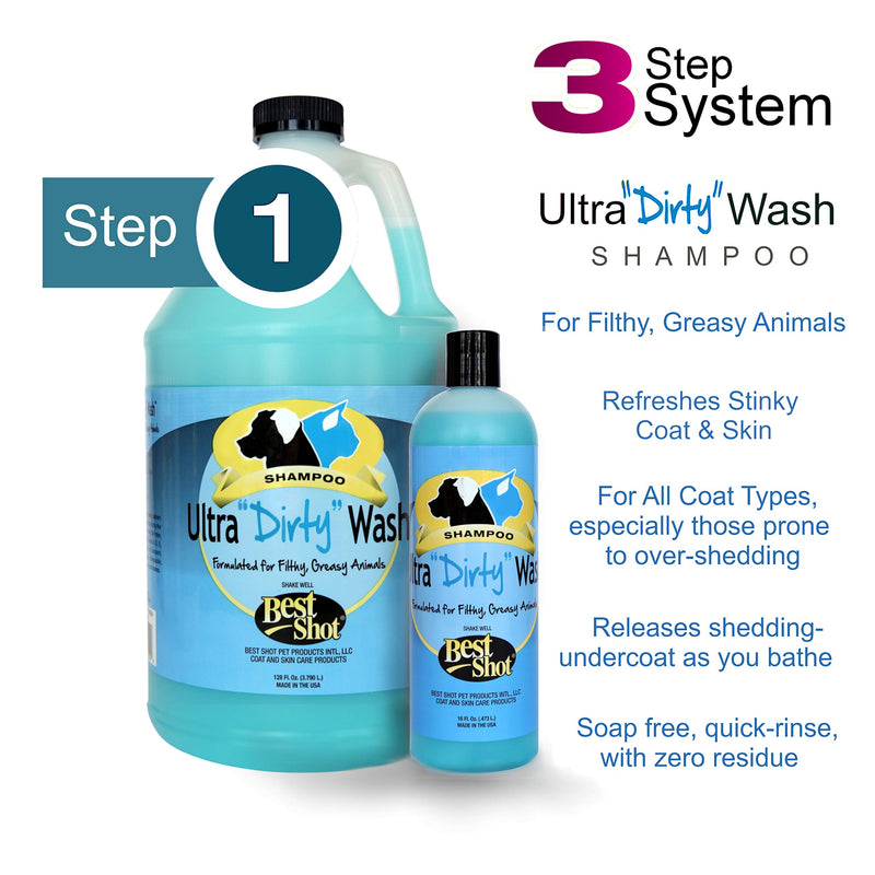 [Australia] - Best Shot Pet Ultra Dirty Wash Shampoo 16 Ounce 