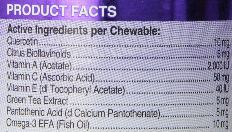 Nutri-Vet Allerg-Eze Chewables for Dogs | Formulated Antioxidants and Omega-3 Acids | Supports Respiratory and Skin Health | 60 Chewables - PawsPlanet Australia