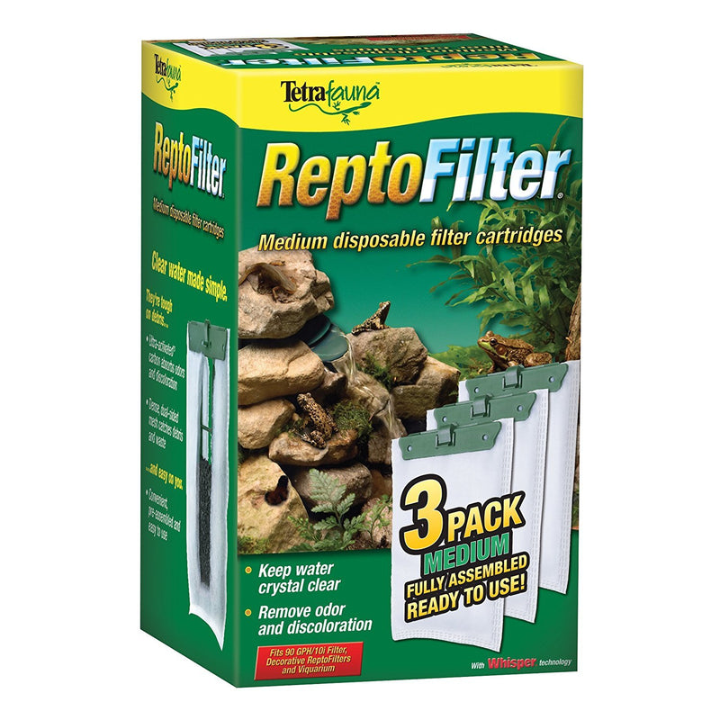 [Australia] - Tetra ReptoFilter Filter Cartridges, Medium, 6-Pack 