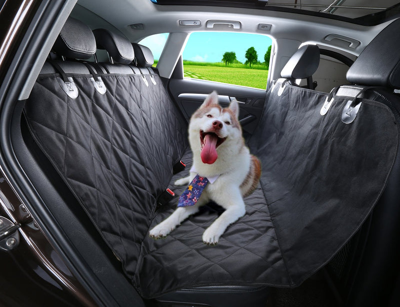 Alfheim Dog Nonslip Back Seat Cover with Anchors and Adjustable Pet Dog Car Seat Belt - PawsPlanet Australia