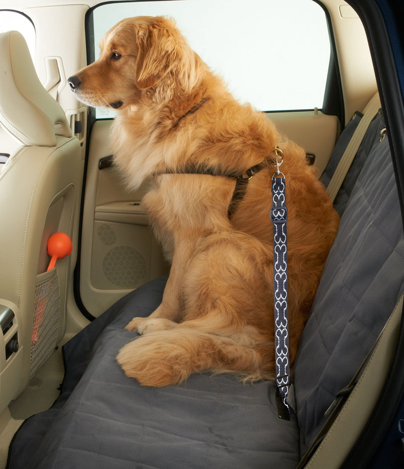 [Australia] - High Road Wag'nRide Seat Belt Tether, Seat Belt for Dogs - Black 