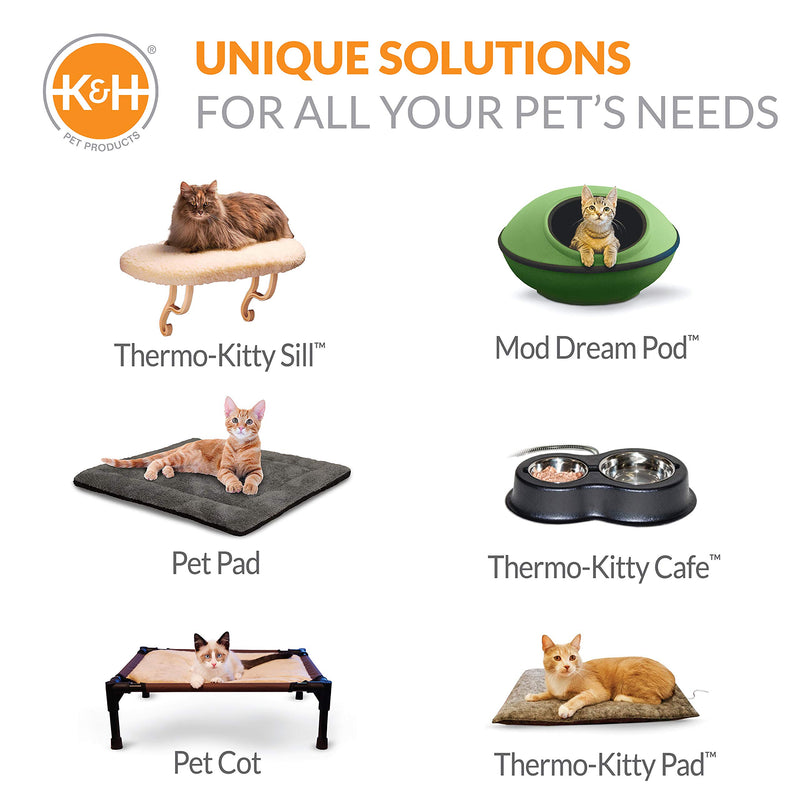 K&H PET PRODUCTS Thermo-Kitty Cuddle Up, Recyclable Box - PawsPlanet Australia