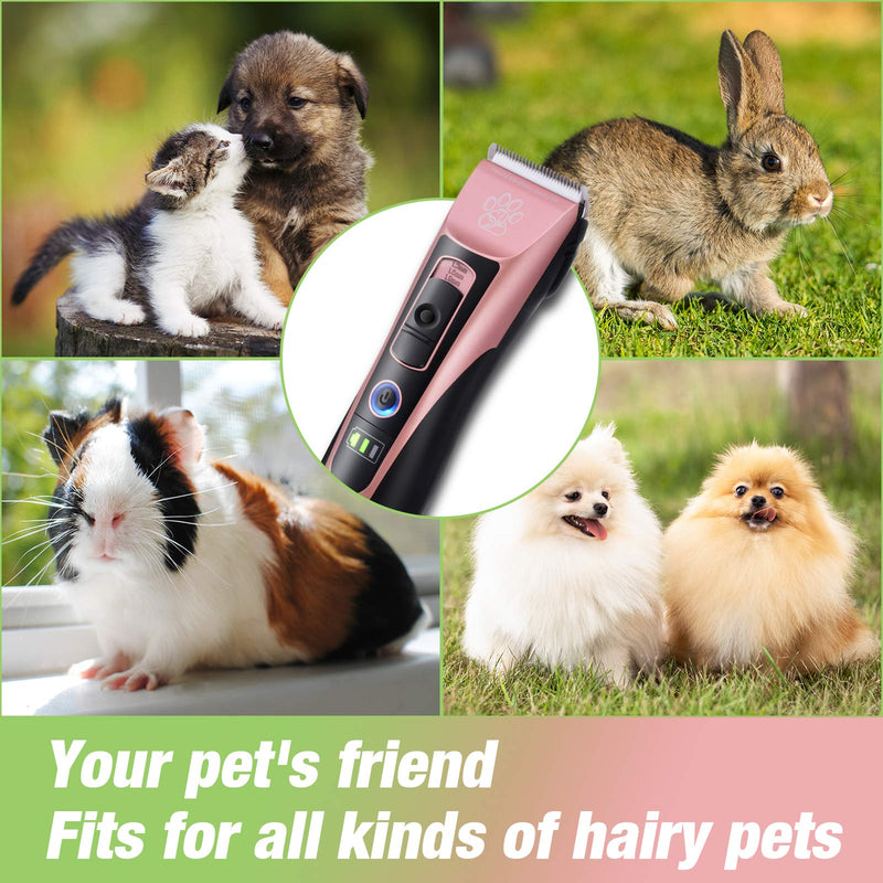 XCSOURCE Dog Grooming Clippers, Cordless Rechargeable Electric Low Noise pet Hair Clipper kit, Suitable for Cats, Dogs and Other Pets - PawsPlanet Australia