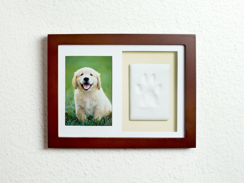 [Australia] - Tiny Ideas Dog or Cat Paw Print Keepsake Wall Frame Kit 