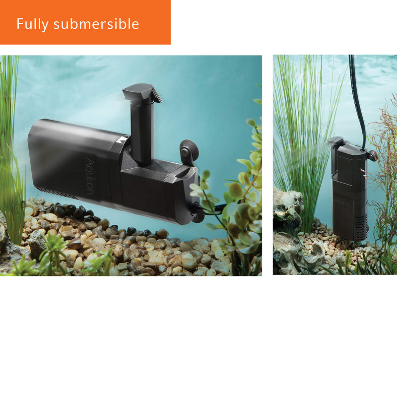 Aqueon Submersible Internal Aquarium Filter, AT10 Gallons - PawsPlanet Australia