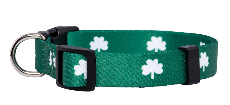 [Australia] - Native Pup St. Patrick's Day Dog Collars Medium Shamrock 