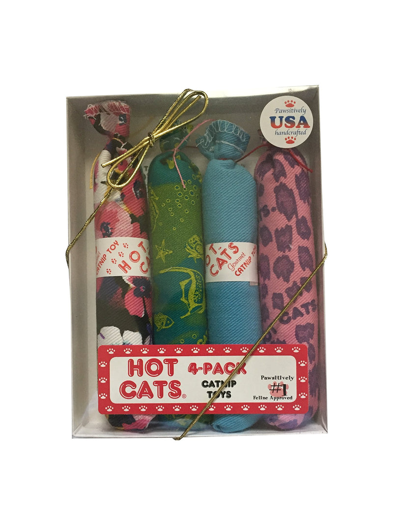 [Australia] - HotCat Catnip Sausage Toys 4 Pack - Package of Four (4) Hot Cat Catnip Sausages … 