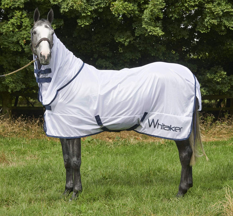 John Whitaker Farnhill Roll up Fly Rug White XL - PawsPlanet Australia