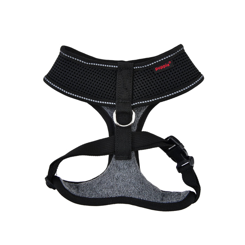 Puppia Dog Harness for Small and Medium Dogs - Thermal Soft Harness A Black M - PawsPlanet Australia