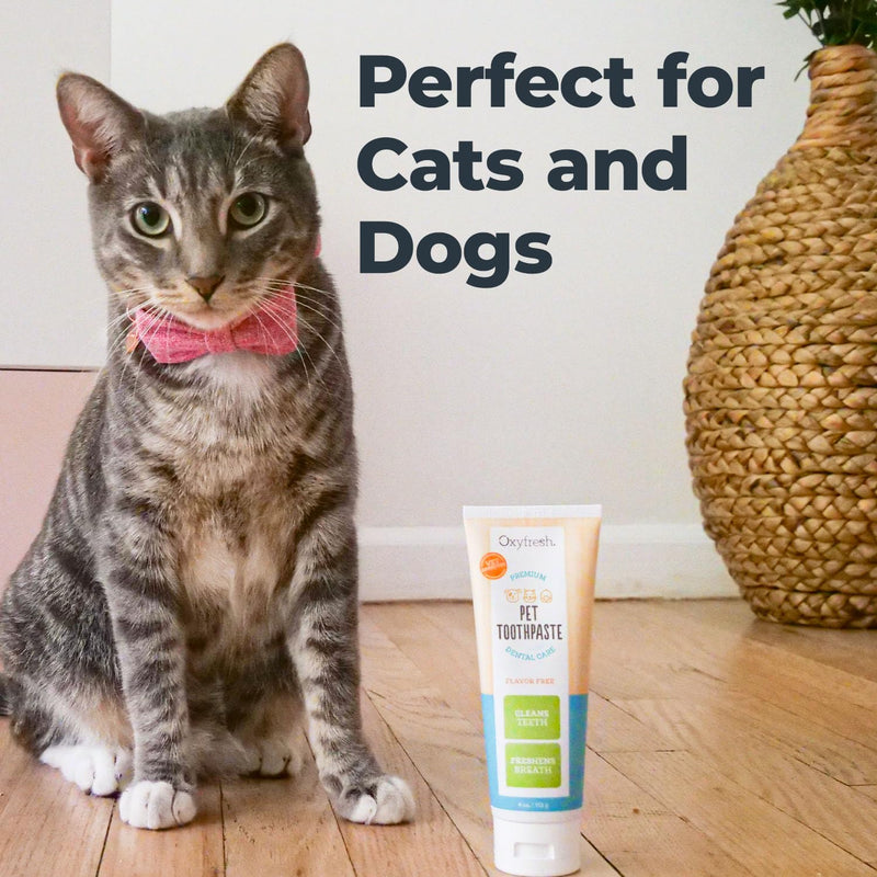 Oxyfresh Premium Pet Dental Care Solution Pet Dental Spray and Oxyfresh Premium Dog Toothpaste Bundle – Best Dog Teeth Cleaning & Dog Plaque and Tartar Fighter – Safe for Cats – Vet Formulated - PawsPlanet Australia