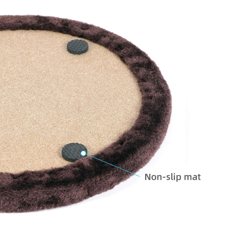 Happi N Pets Scratching Post Self Grooming Device Cat Massager Cat Hair Brush for Grooming with Heavy Duty Cat Scratching Pad and Catnip Interactive Mouse Toy for Kittens - PawsPlanet Australia