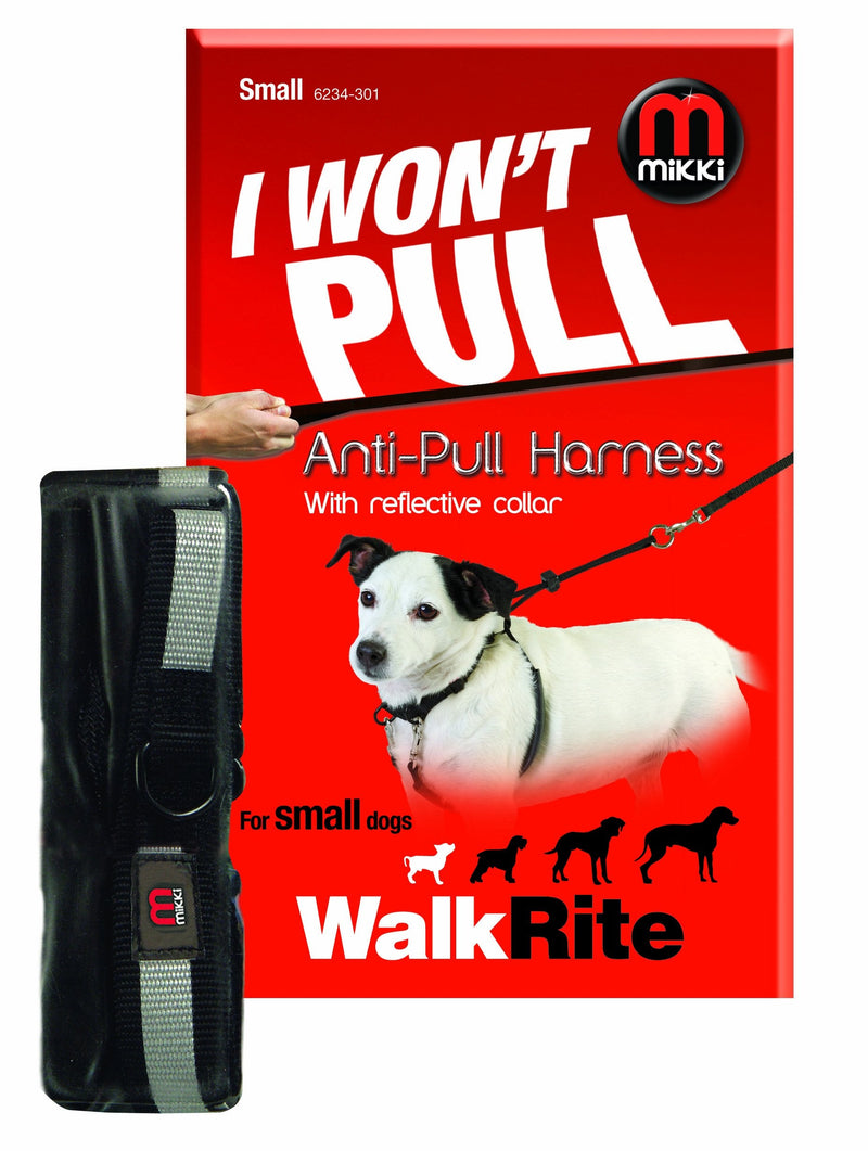 Mikki Dog, Puppy Anti Pull Harness Halter -No More Pulling, Tugging or Choking -Fit all Leads -Small Small - PawsPlanet Australia