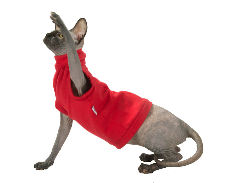 Kotomoda cat wear turtleneck maxi Winter In Red (XL) XL - PawsPlanet Australia