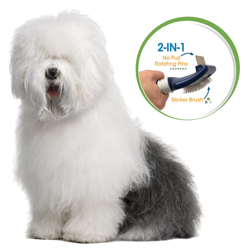 [Australia] - Four Paws Magic Coat Dual Mat Removal Brush for Dogs 