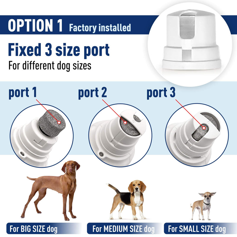 Rexipets Dog Nail Grinder Clipper - Professional LED Rechargeable Electric Pet Nail Trimmer - Painless Paws Grooming & Smoothing - Quiet 2-Speed Motor - 3 Size Ports For Small Medium Large Dogs & Cats - PawsPlanet Australia