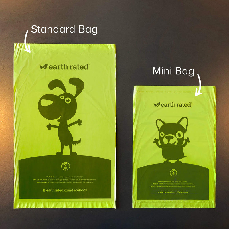 [Australia] - Earth Rated Mini Poop Bags, Lavender-Scented, Pet Waste Bags for Small Dogs, 300 Bags on a Single Roll, Each Dog Poop Bag Measures 6.5 x 9.5 inches 