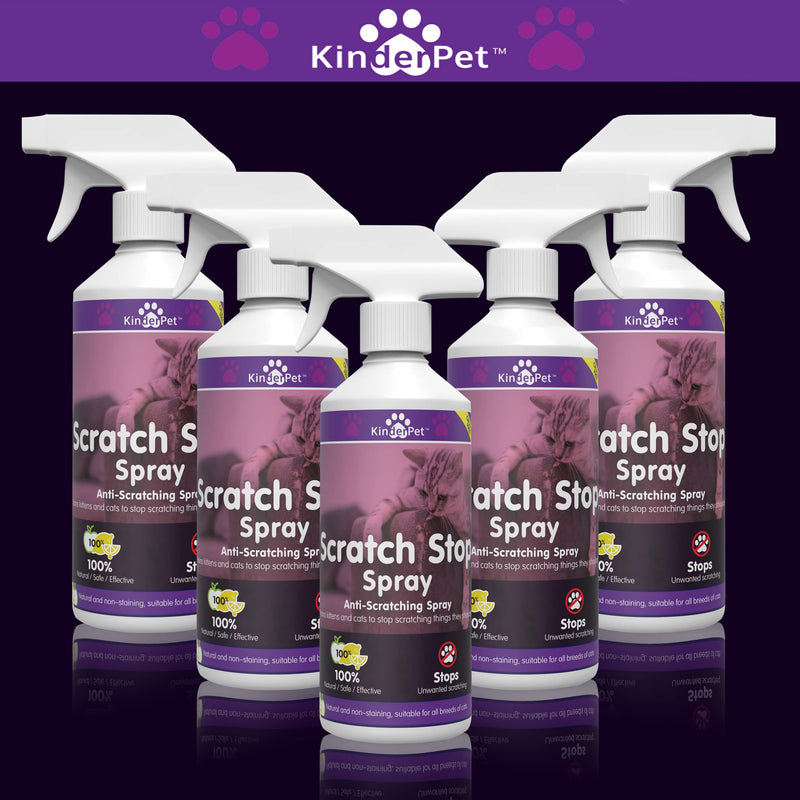 KinderPet Cats? Kittens Scratch Stop ?Anti Scratch Spray Stop Cats Scratching Doors Carpet Walls Furniture Sofa Cat? Kitten ?Scratching Deterrent? ?Repellent 100% Natural 500 ML - PawsPlanet Australia