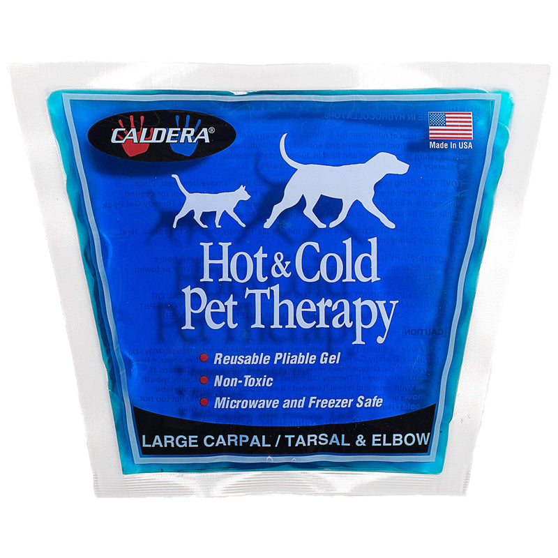 Caldera Pet Therapy Elbow Wrap with Gel, Large, Black - PawsPlanet Australia