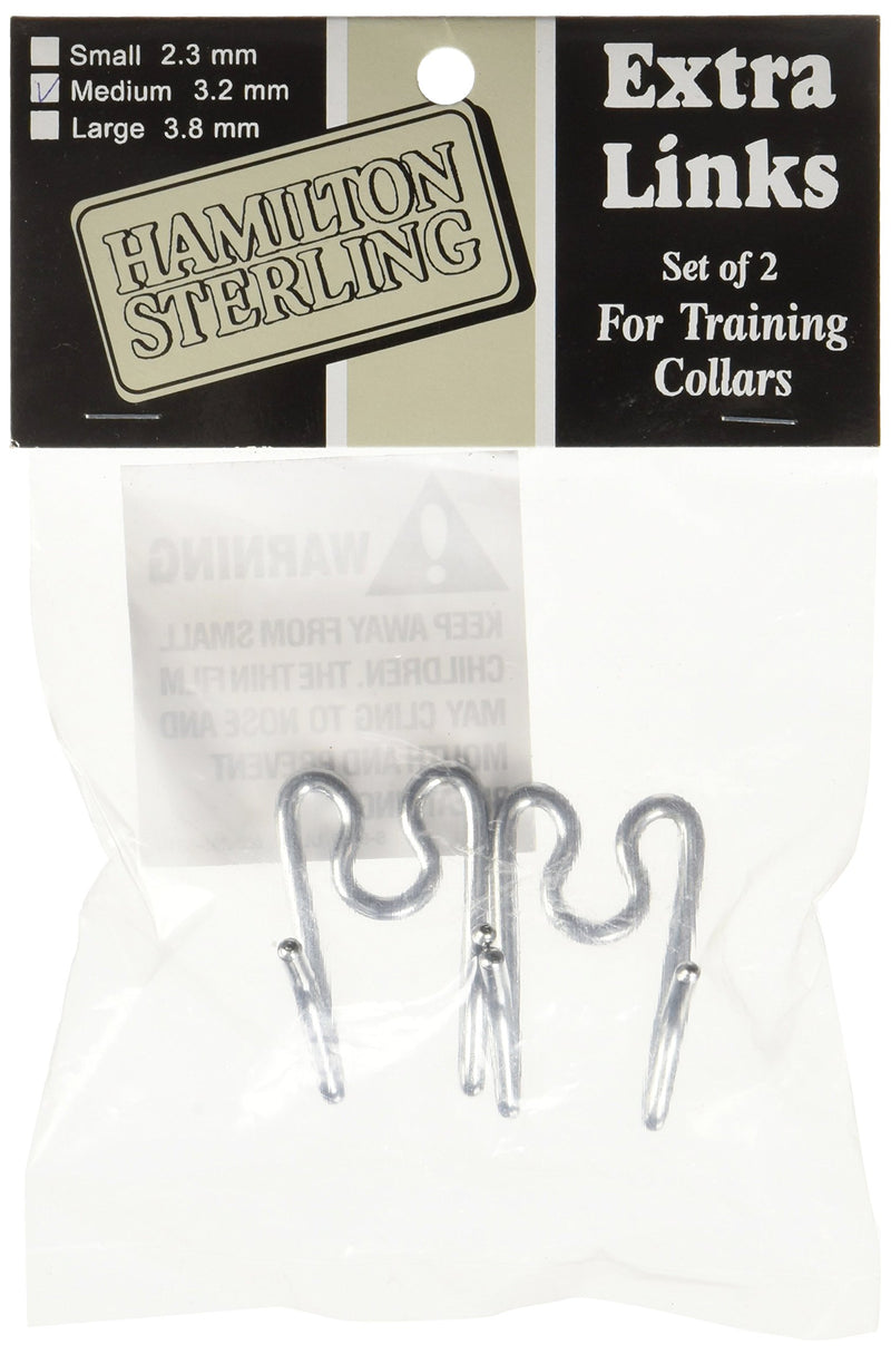 [Australia] - Hamilton 3.2mm Replacement and Lengthening Chrome Prongs for Use with C3200 Prong Training Dog Collar, 2-Pack 