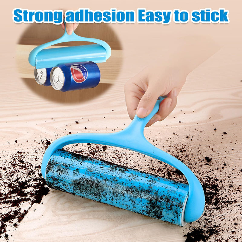 Reixuier Washable Lint Roller Reusable Lint Rollers - Washable Reusable Lint Roller Lint Roller Sustainable Animal Hair Remover for Hair, Dust, Lint, Animal Hair - PawsPlanet Australia