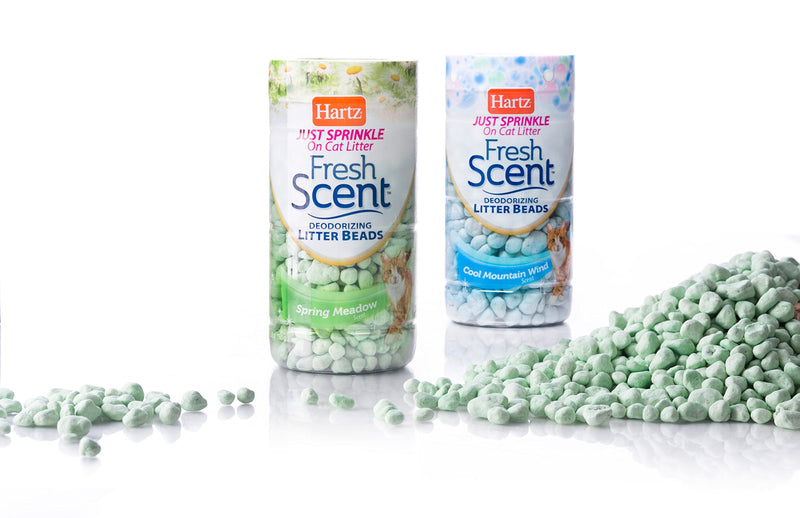 [Australia] - Hartz Fresh Scent Deodorizing Litter Beads - Spring Meadow 