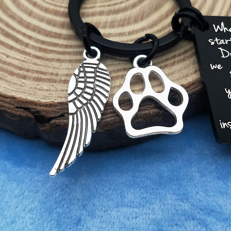 Loss of Pet Keyring Pet Memorial Gifts Keyring Dog Cat Sympathy Gifts When Tomorrow Starts Without Me Keychain Pet Lovers Remembrance Gifts Pet Owner Keepsake Keyring Gift in Memory of Pet Gift - PawsPlanet Australia