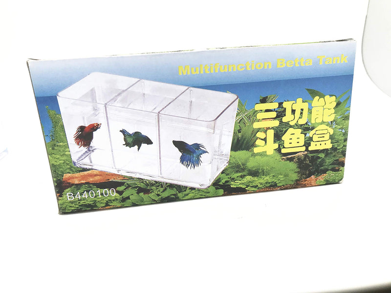 XMHF Aquarium Fish Tank Breeder Box 3 Room Separation Incubator Shrimp Isolation Hatchery (2 Segregation Board) - PawsPlanet Australia