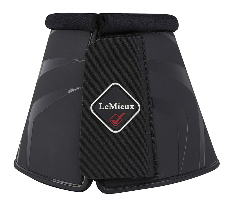 LeMieux ProShell Over Reach Horse Boots Pair with Strike Proof Shell, Neoprene Lining & Collar - Water Resistant - Equestrian Footwear M Black - PawsPlanet Australia